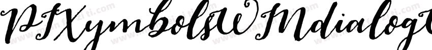 PIXymbolsWINdialogW01 Dialo Regular字体转换
